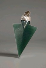 Sterling 925 Silver Dark Green