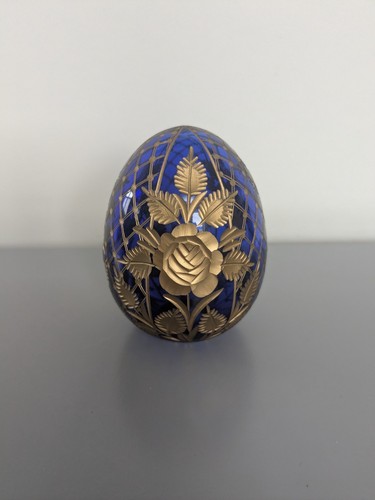 Faberge egg cobalt - faberge, blue