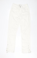 Zara Women's White Jeans Size