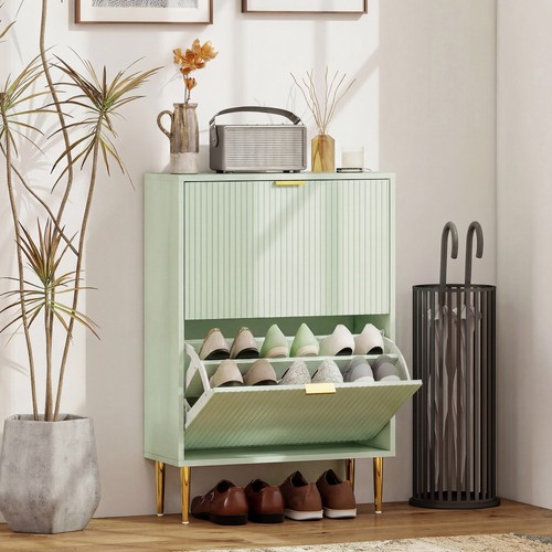 Narrow shoe cabinet with - shoe,