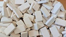 White natural rubber erasers - white,