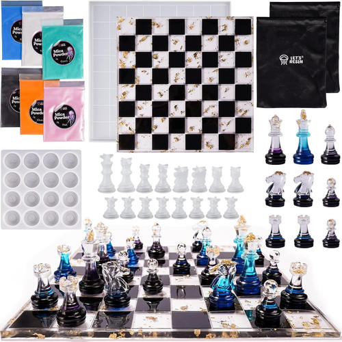 Upgraded chess resin moulds - chess,