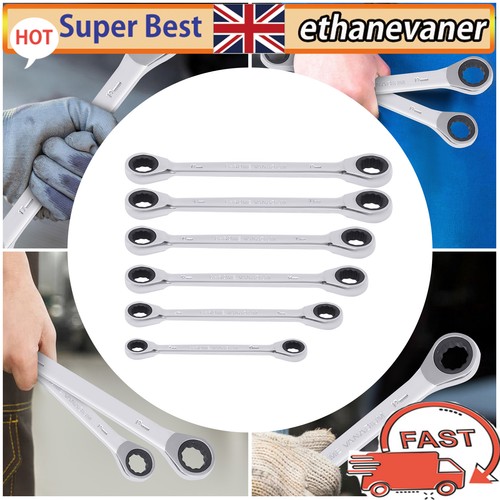 6pcs 19mm flexible ratchet - 8-19mm,