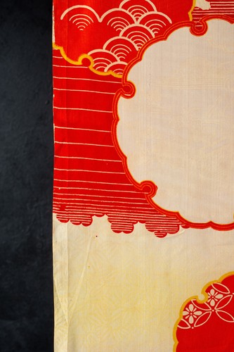 Antique japanese silk kimono - japanese,