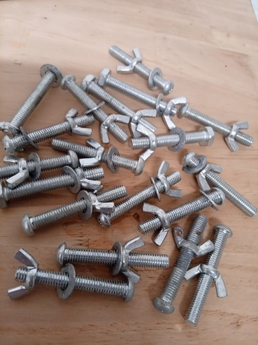 Large bolts and wingnuts - bolts,