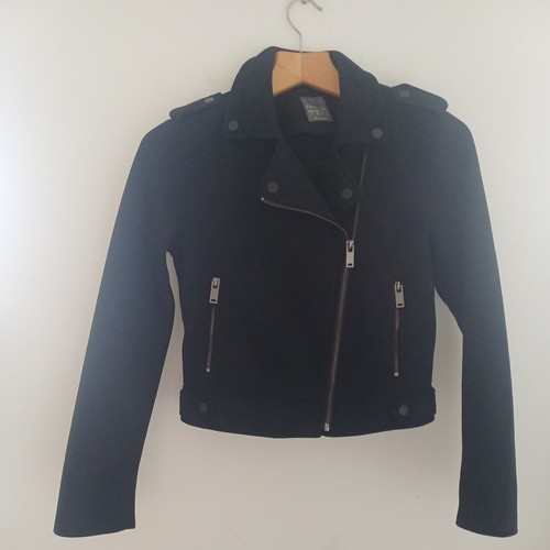 Jacket size faux suede black - jacket,