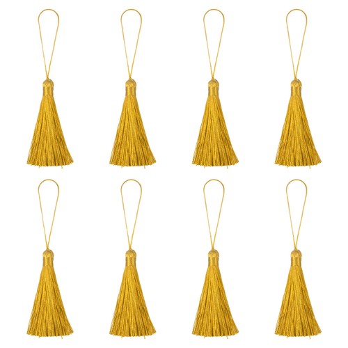 Silky bookmark tassels - 6.5",