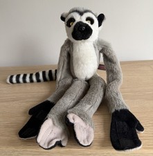 Lemur Monkey Grey Black Ring