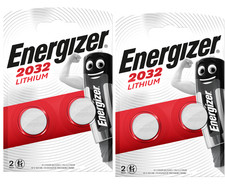 4x ENERGIZER CR2032