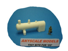 oo gauge 1:76 scale 4mm resin model narrow gauge scrap loco boiler          0265