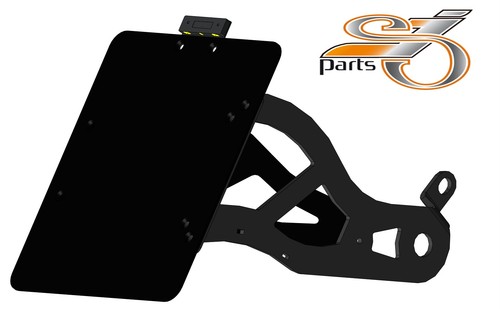 License plate holder side - license,