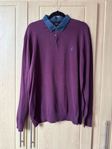 Next men xxl purple knitted - men's,
