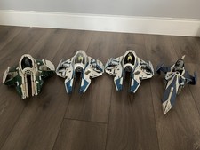 Star Wars Obi-Wan Kenobi Blue Starfighter Hasbro 2004 Bundle Spares Repairs