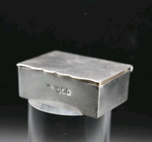 Antique solid silver trinket - antique,