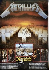 Metallica Signed Master of