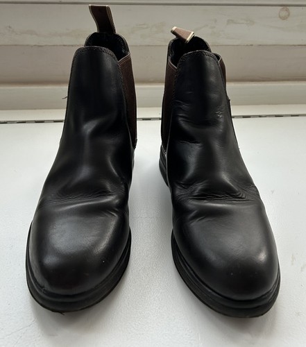 Brown leather jodphur boots - leather,