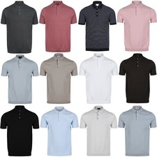 Cotton Polo Shirt New Famous Store Mens Short Sleeve 3 Button Collared Tee Top