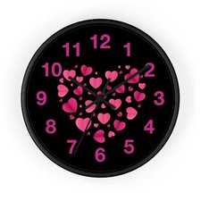 Heart Wall Clock - Love Decor