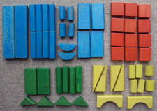 Vintage Wooden Coloured