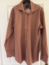 Men’s Cotton Shirt. Orange