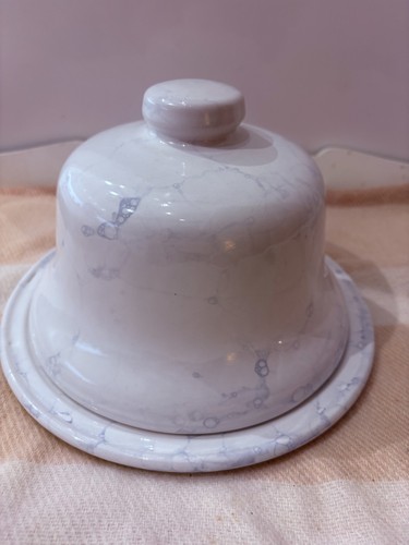 Large white ceramic domed bell