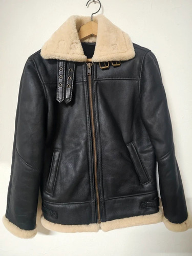 Vintage shearling aviator - shearling,