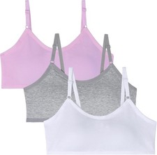 EDS Service Teen Girls Bra, Crop Top Bra with Adjustable Should Strap, Soft