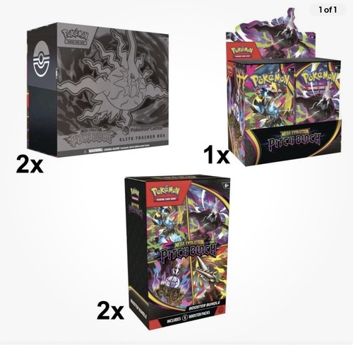 Pitch black pokemon - 2x,
