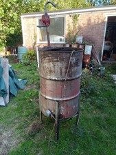 WVO Waste Veg Oil 205L Settling Tank with Heater and Drain Valve.