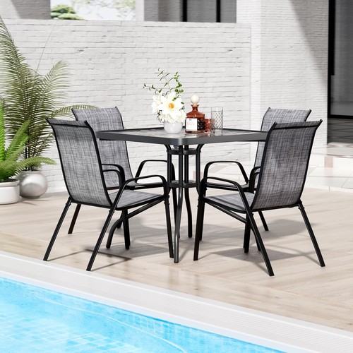 5pcs patio garden dining set - patio,
