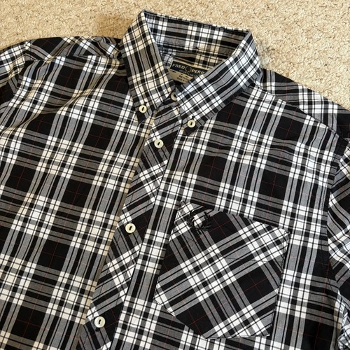 Fred perry gingham check shirt - check,