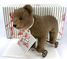 Steiff Ltd Edition Bear on Wheels Replica 1904 Brown Alpaca -  EAN:403354 - 2018
