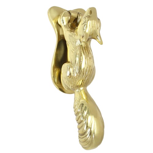 Squirrel door knocker heavy - door,