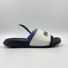 Puma Poppet Older Boys White Slides UK Size 3
