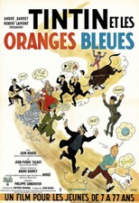 Tintin Et Les Oranges Bleues  Film French  Poster Print
