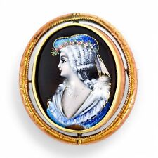 Antique large Limoges enamel