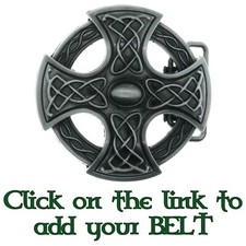 Celtic Iron Cross Metal Belt