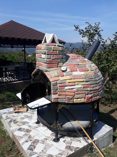 Pizza oven old style brick - pizza,