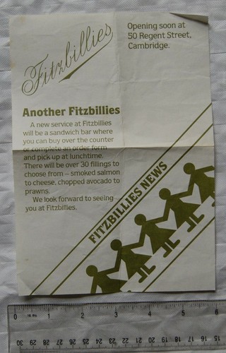 Vintage flyer sandwich - sandwich, bar