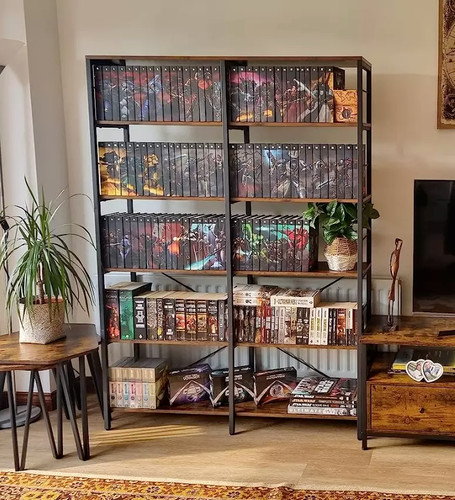 Industrial bookcase large - industrial,