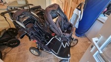 T3 Triple Stroller Pushchair Buggy. Black. Good condition. Colchester collection