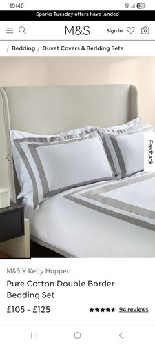Kelly hoppen double - m&s,