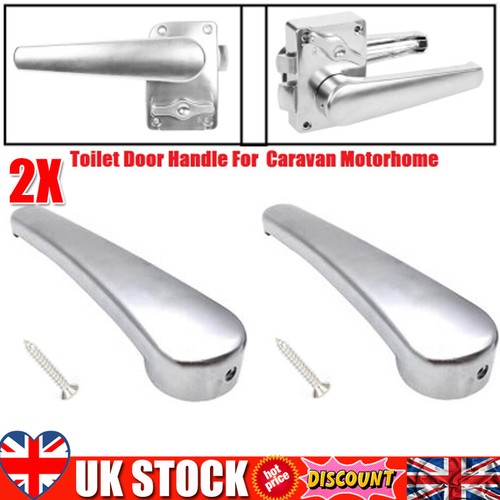 Silver toilet door - 2x,
