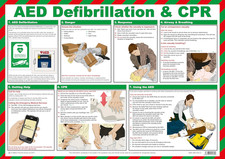 AED Defibrillation & CPR First
