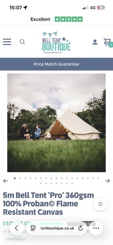 Bell tent boutique canvas - bell,