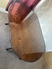 Vintage reproduction Italian Dining Table Florentine Marquetry 4 to 6 Seat  