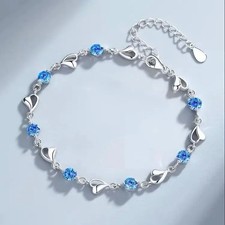 Crystal Heart Linked Charm