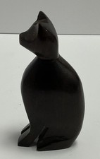 Wooden cat figurine - cat,