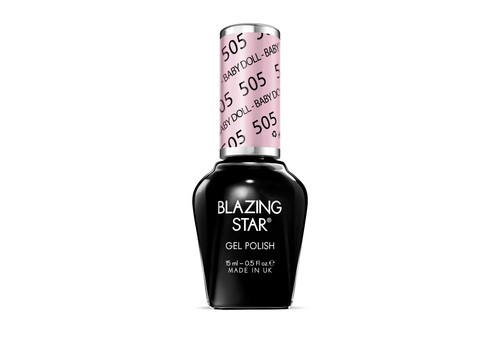 Blazing star gel polish - star,