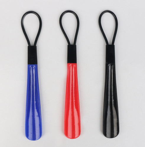 Handled shoe horn plastic - handled,
